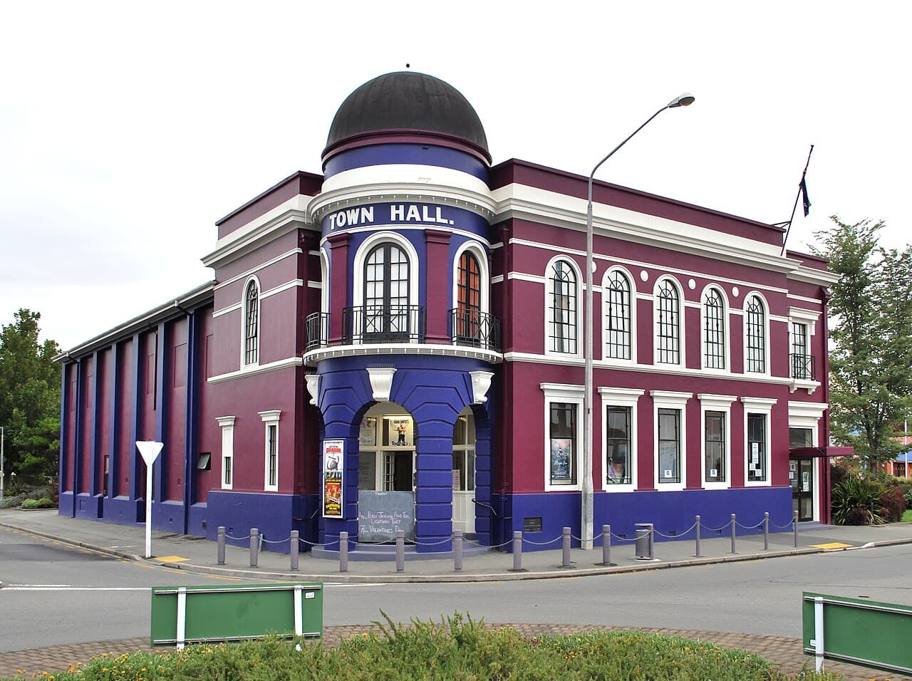Rangiora town hall and cinema, North Canterbury — home town of Chance Voight Investment Corporation